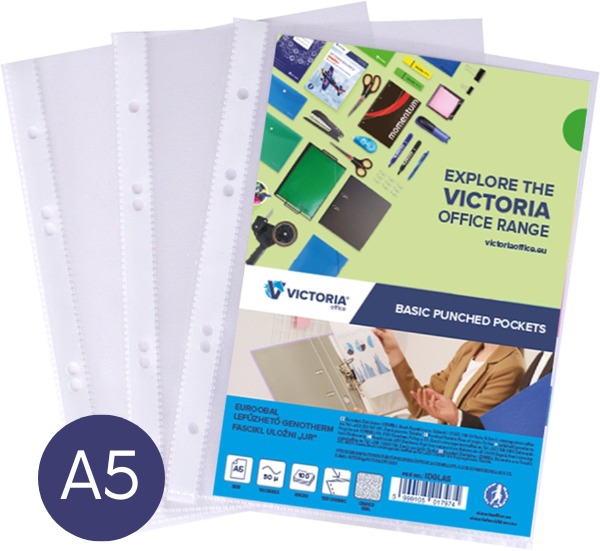 VICTORIA A5/50 mikronů, matné - balení 100 ks