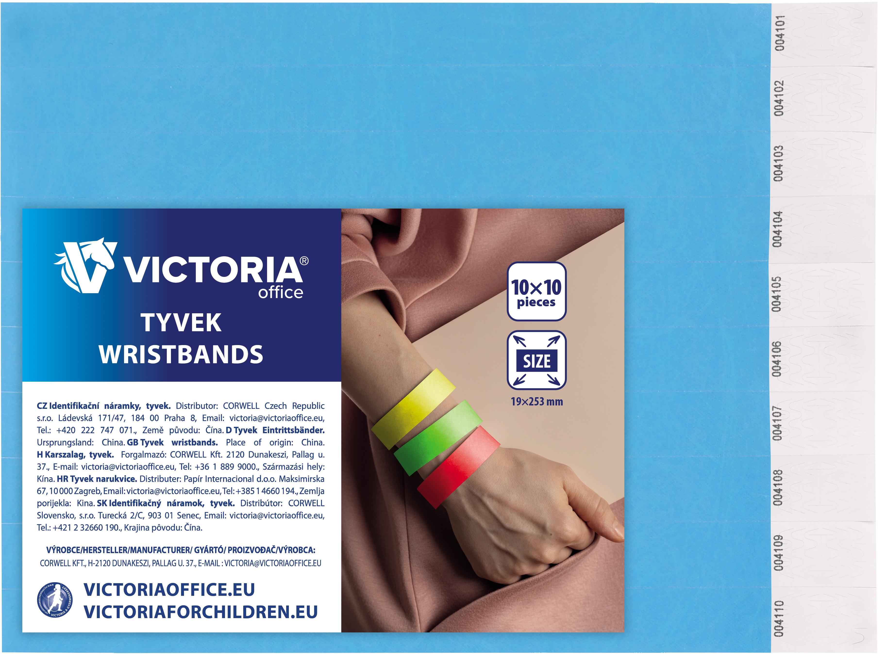 VICTORIA Tyvek® 100 ks, světle modré