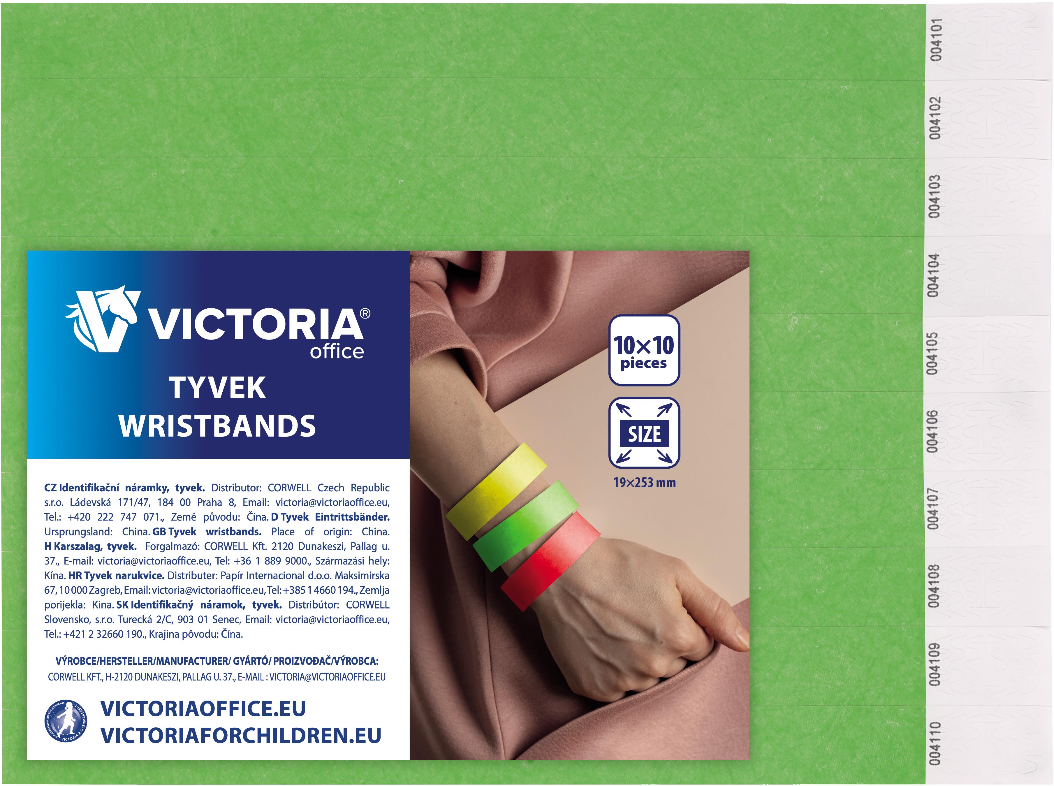 VICTORIA Tyvek® 100 ks, neon zelené