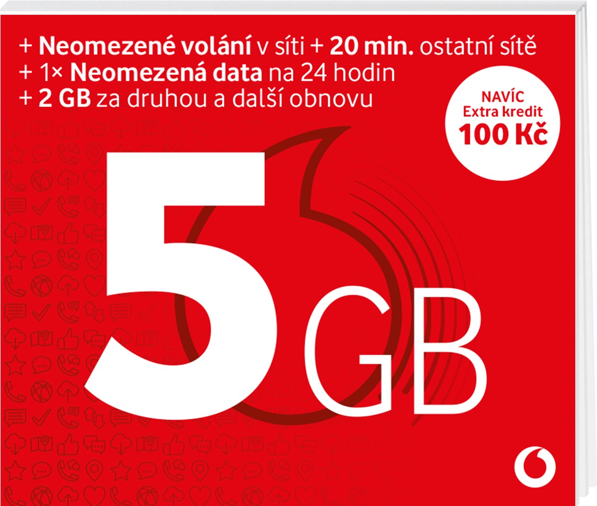 Vodafone Předplacenka 5 GB