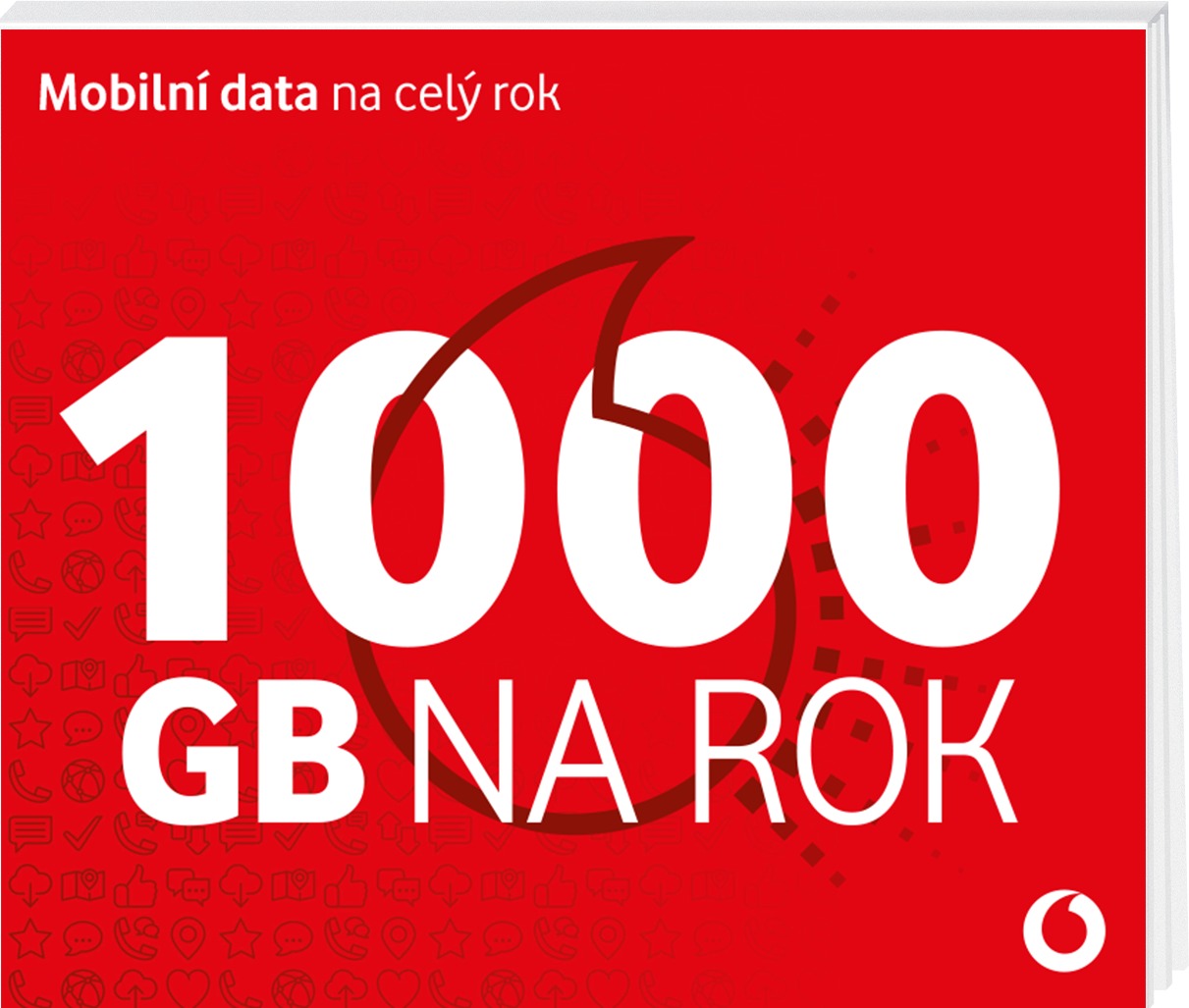 Vodafone Předplacenka 1000 GB na rok