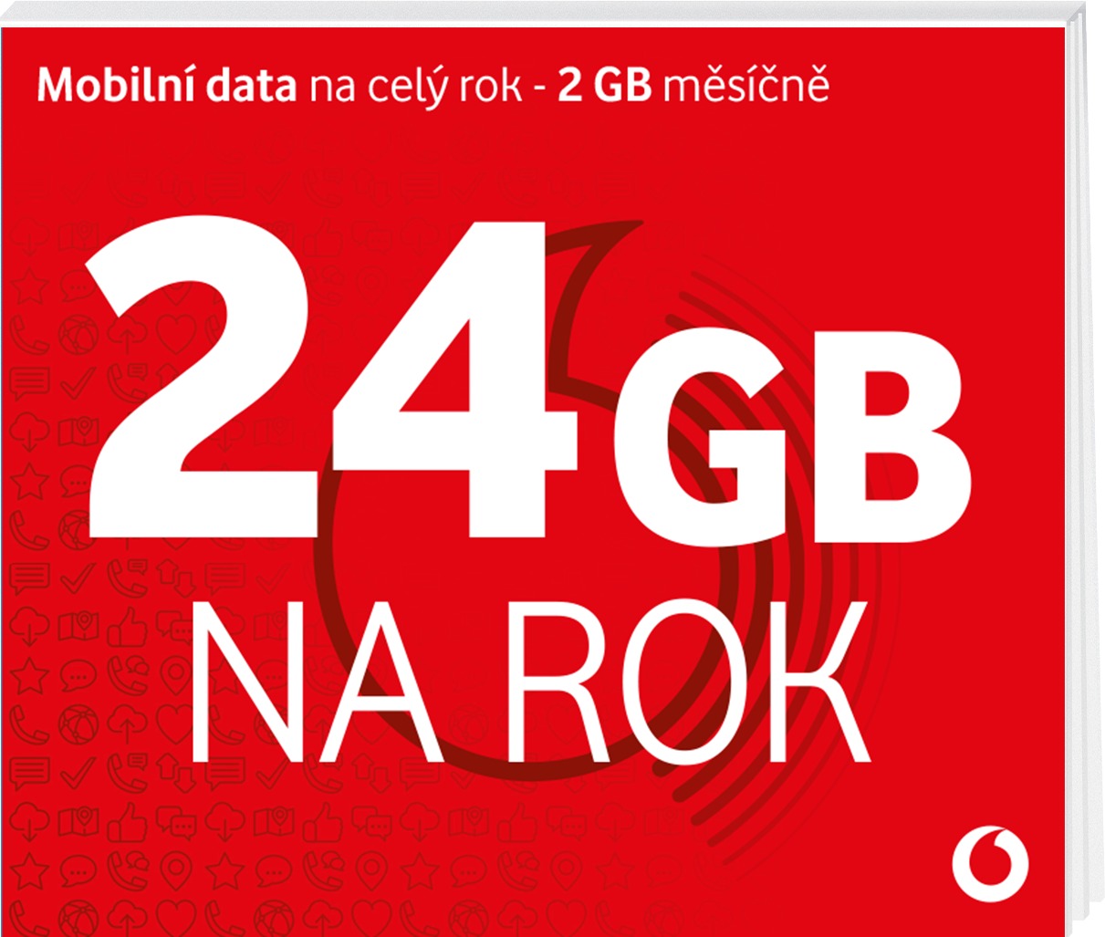Vodafone Předplacenka 24 GB na rok