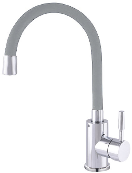 Mixxus Dřezová baterie SUS-011, Chrome refl. Gray, šedá