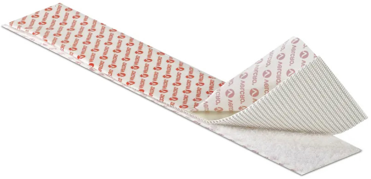 VELCRO páska se suchým zipem, bílá, 50 mm x 5 m