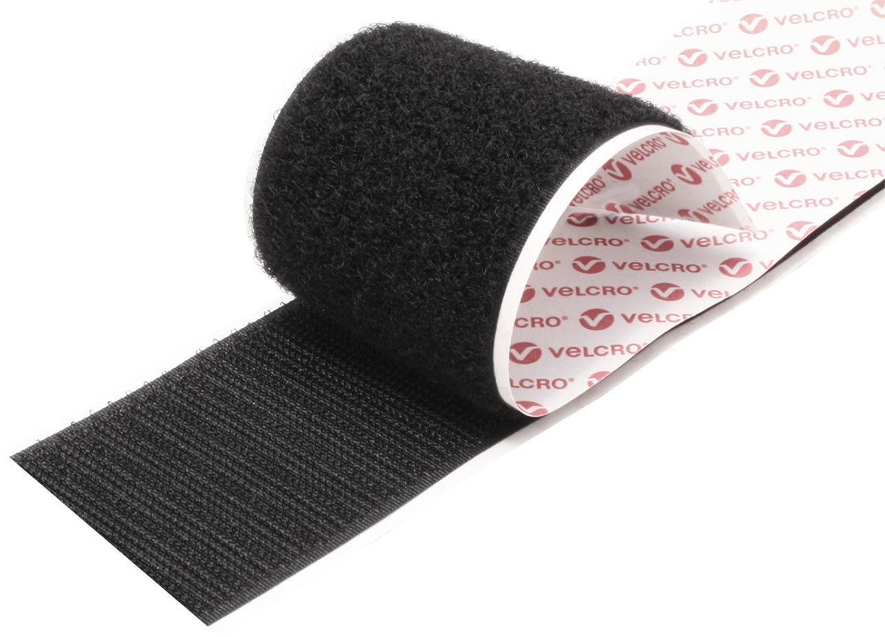 VELCRO Páska se suchým zipem, pro všeobecné použití, nalepovací, 50 mm × 5 m, černá