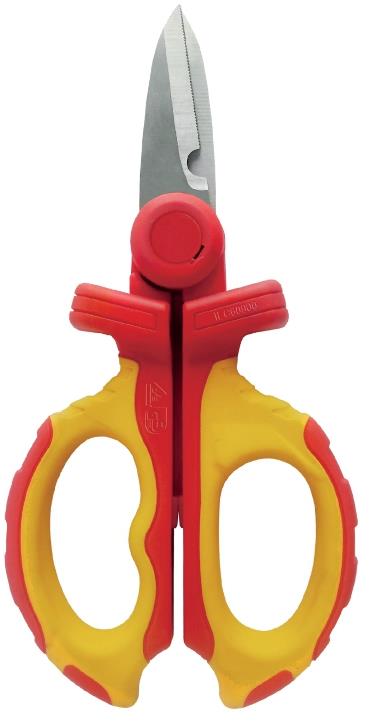 VELAMP Dílenské nůžky izolované elektrikářské VDE CF101