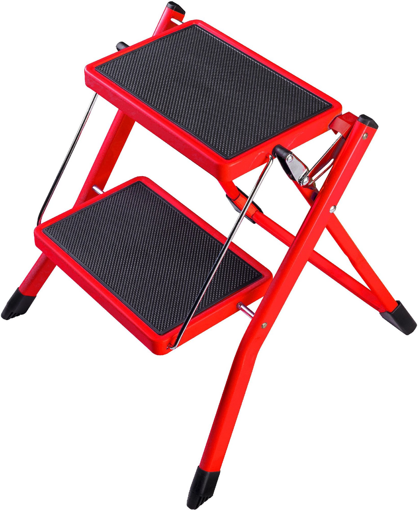 VENBOS Schůdky ocelové MINI 2031 1x2 - červené, 150kg
