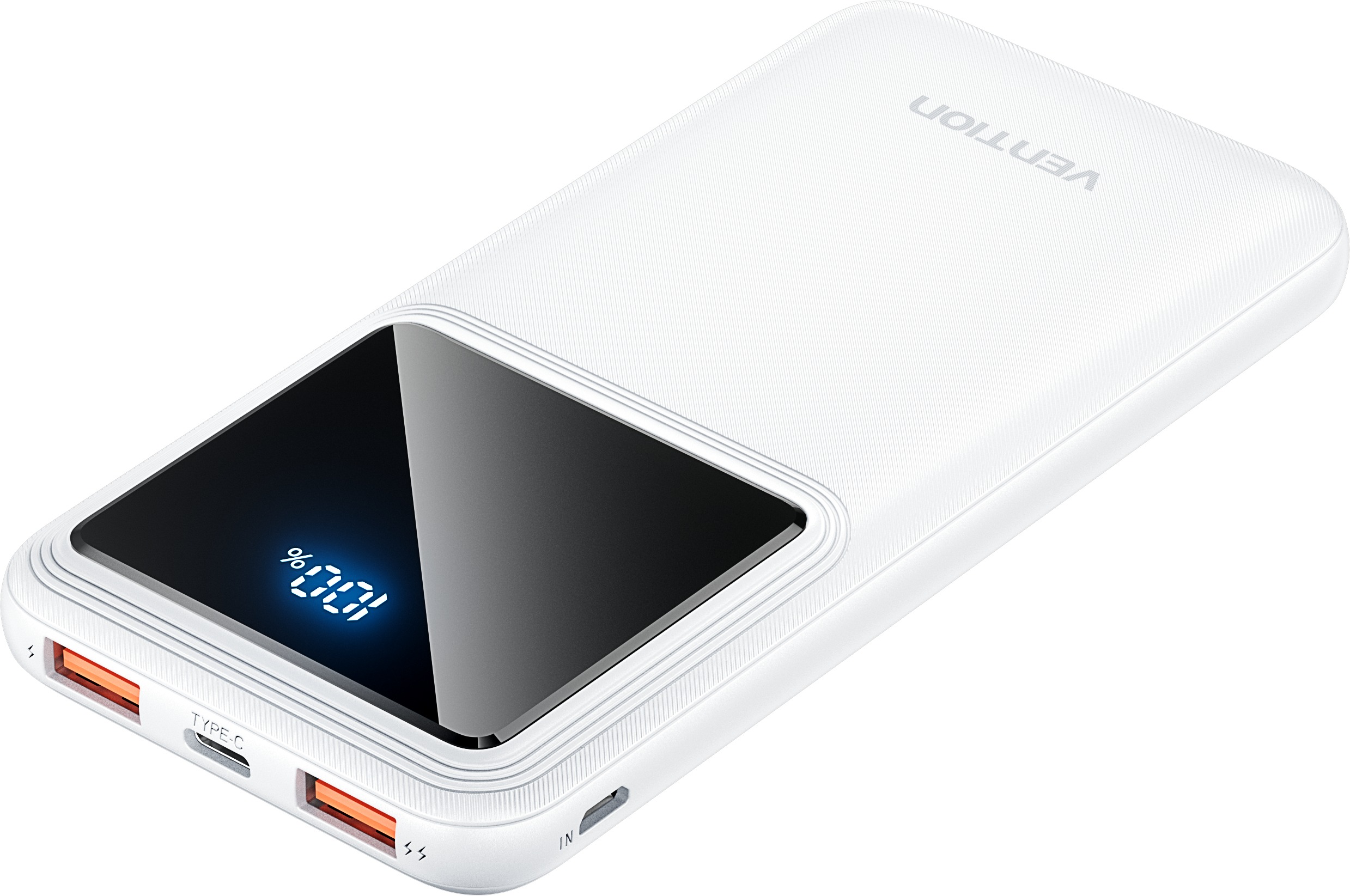 Vention 10000mAh 22.5W Portable Power Bank White