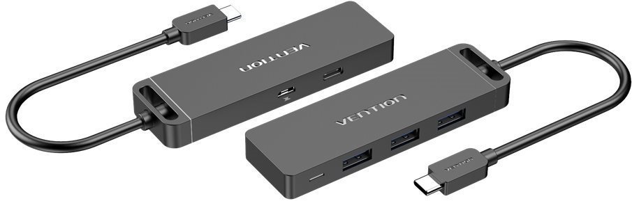 Vention USB-C to 3x USB 3.0 / USB-C / Micro-B Hub 0.15M Black