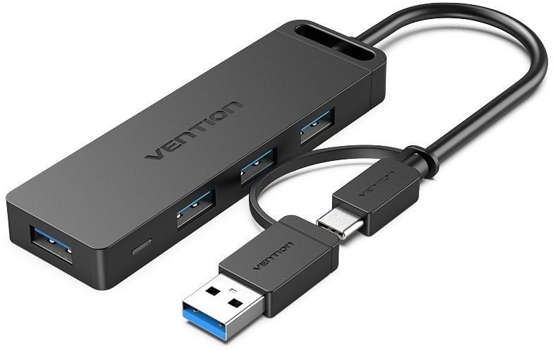 Vention 2-in-1 USB-C/USB-A 3-Port USB 3.0 Hub