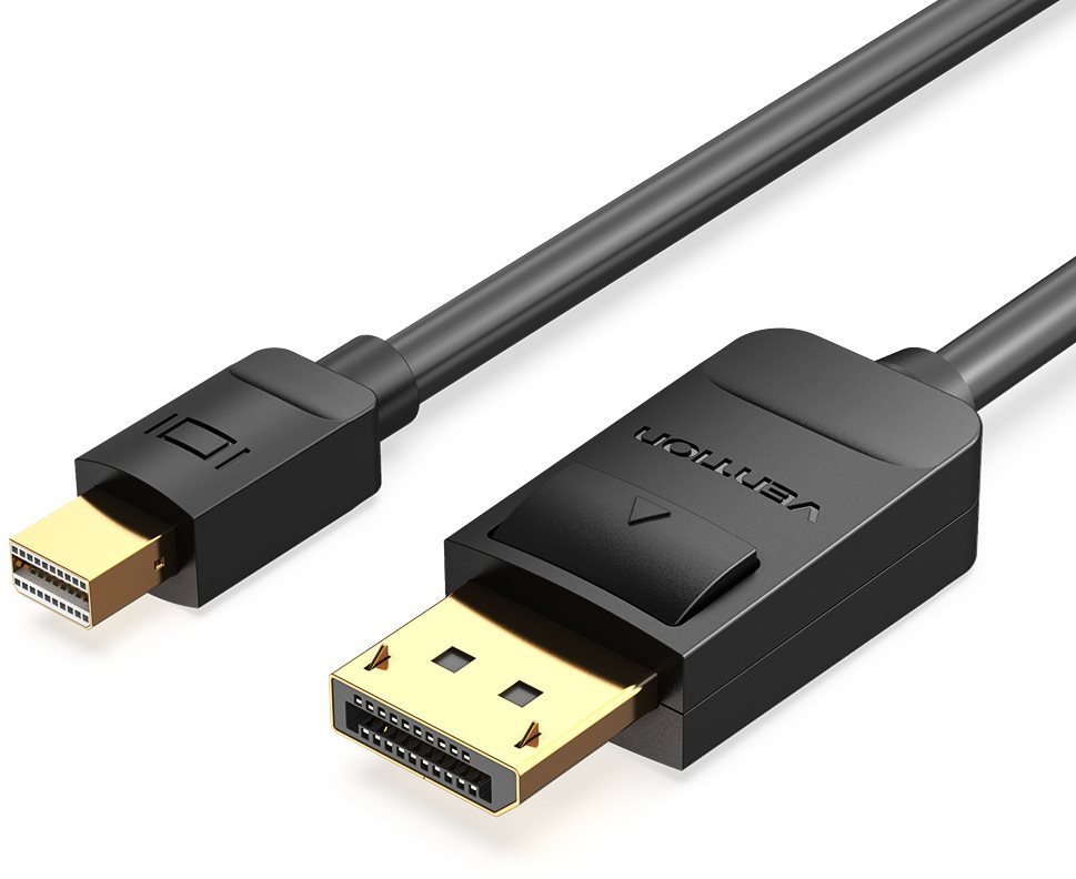 Vention Mini DisplayPort to DisplayPort (DP) Cable 1.5m Black