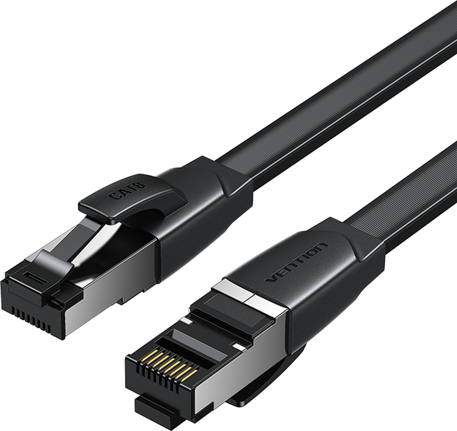 Vention Flat Cat.8 Ethernet Patch Cable 5M Black