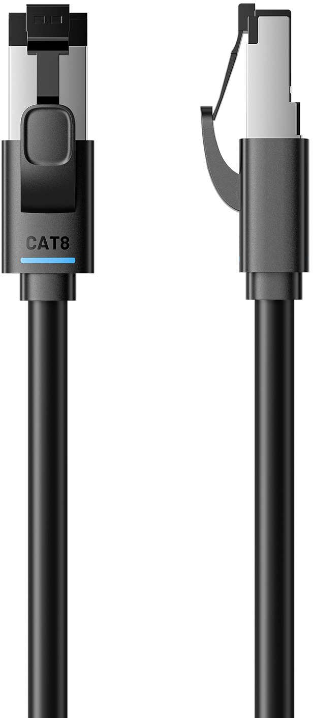 Vention Ultra-Flexible Cat8 SFTP Ethernet Patch Cable 1M Black