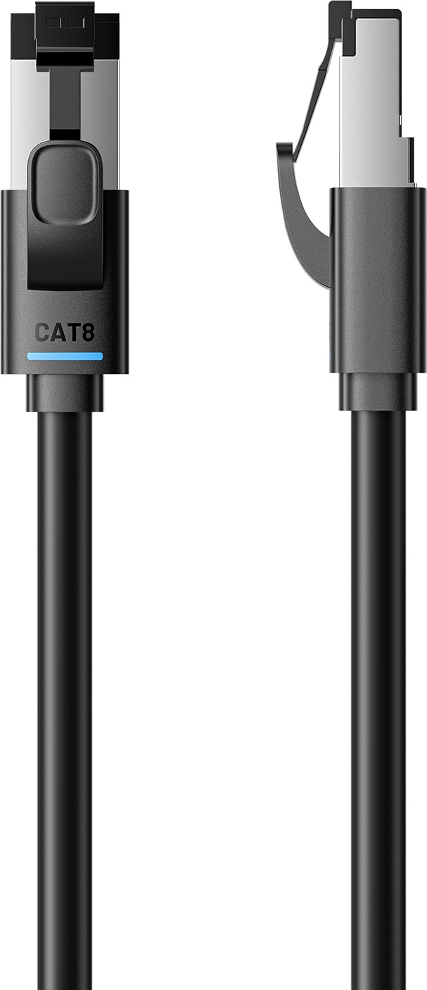 Vention Ultra-Flexible Cat8 SFTP Ethernet Patch Cable 8M Black