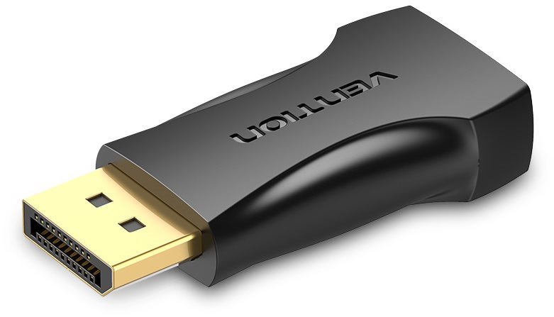 Vention DisplayPort (DP) Male to HDMI Female 4K Adapter Black