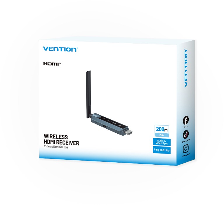 Vention Wireless HDMI Receiver Gray