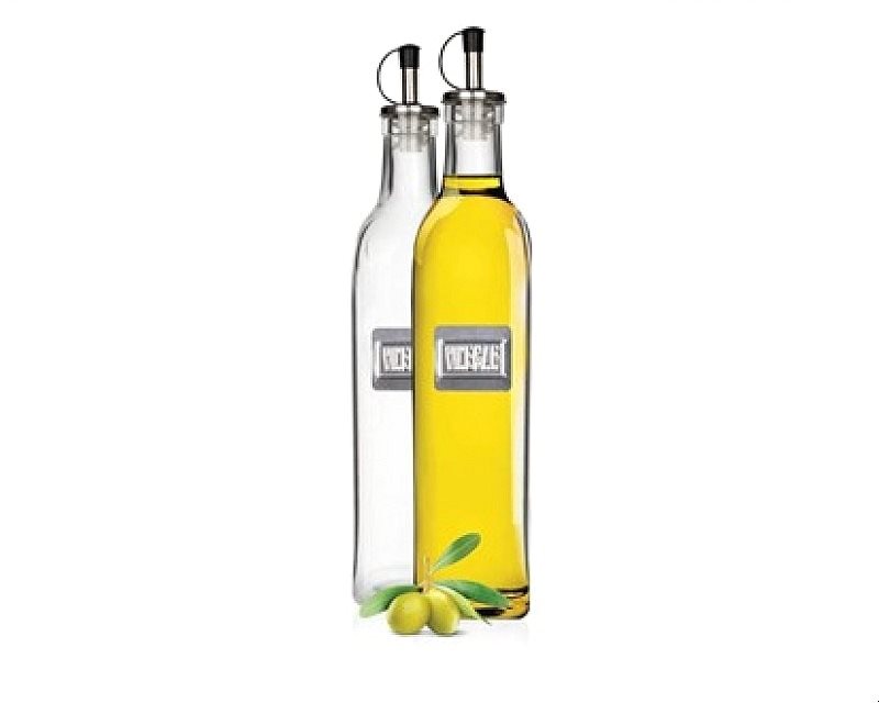 BANQUET Skleněná láhev 2ks na olej a ocet CULINARIA 500ml A00959