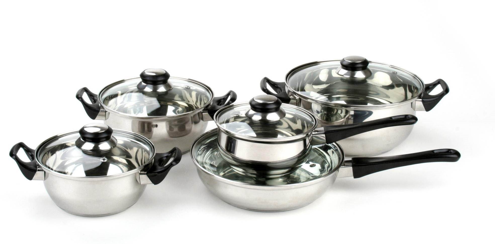 VETRO PLUS Sada nádobí 10ks APETIT A03051