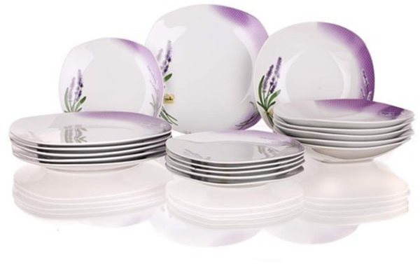 BANQUET Jídelní sada 18ks LAVENDER A02563