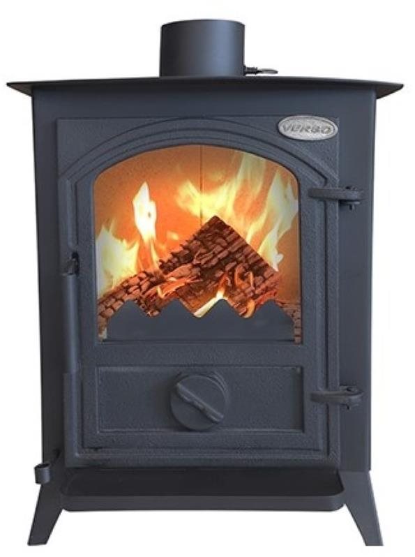 VERSO 1, litinová dvířka, 7 kW, kouřovod 130 mm