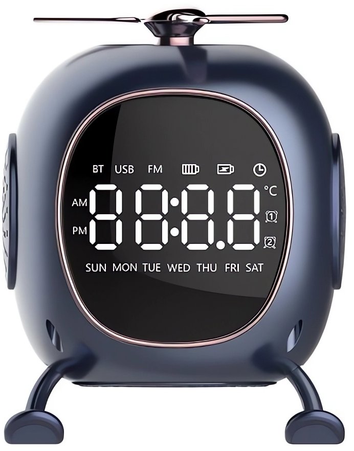 Verk 27502 Aromaterapeutický Bluetooth budík s reproduktorem, modrý