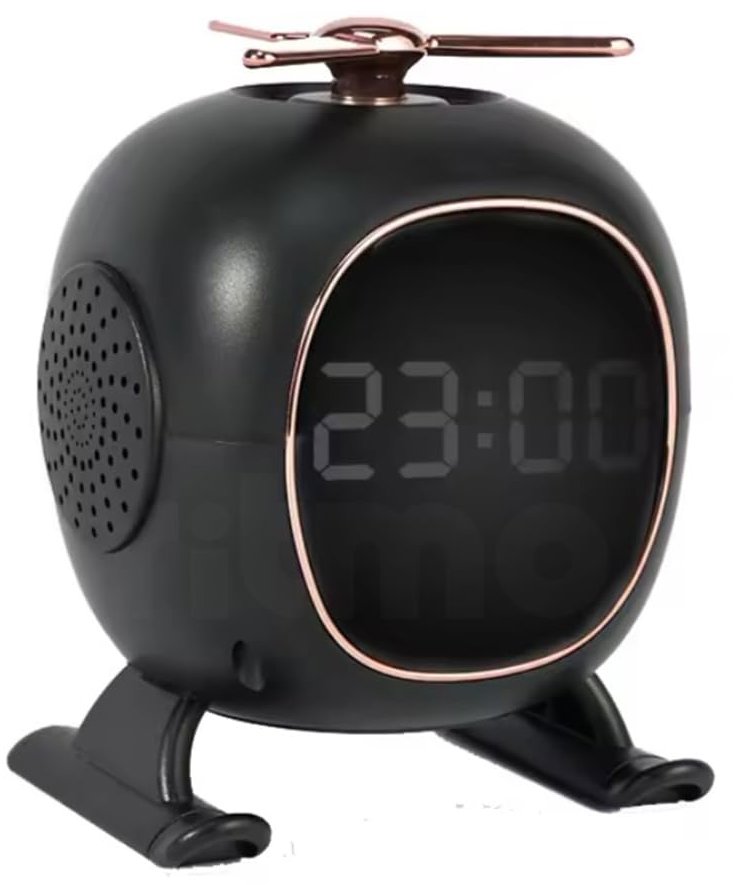 Verk 27502 Aromaterapeutický Bluetooth budík s reproduktorem, černý