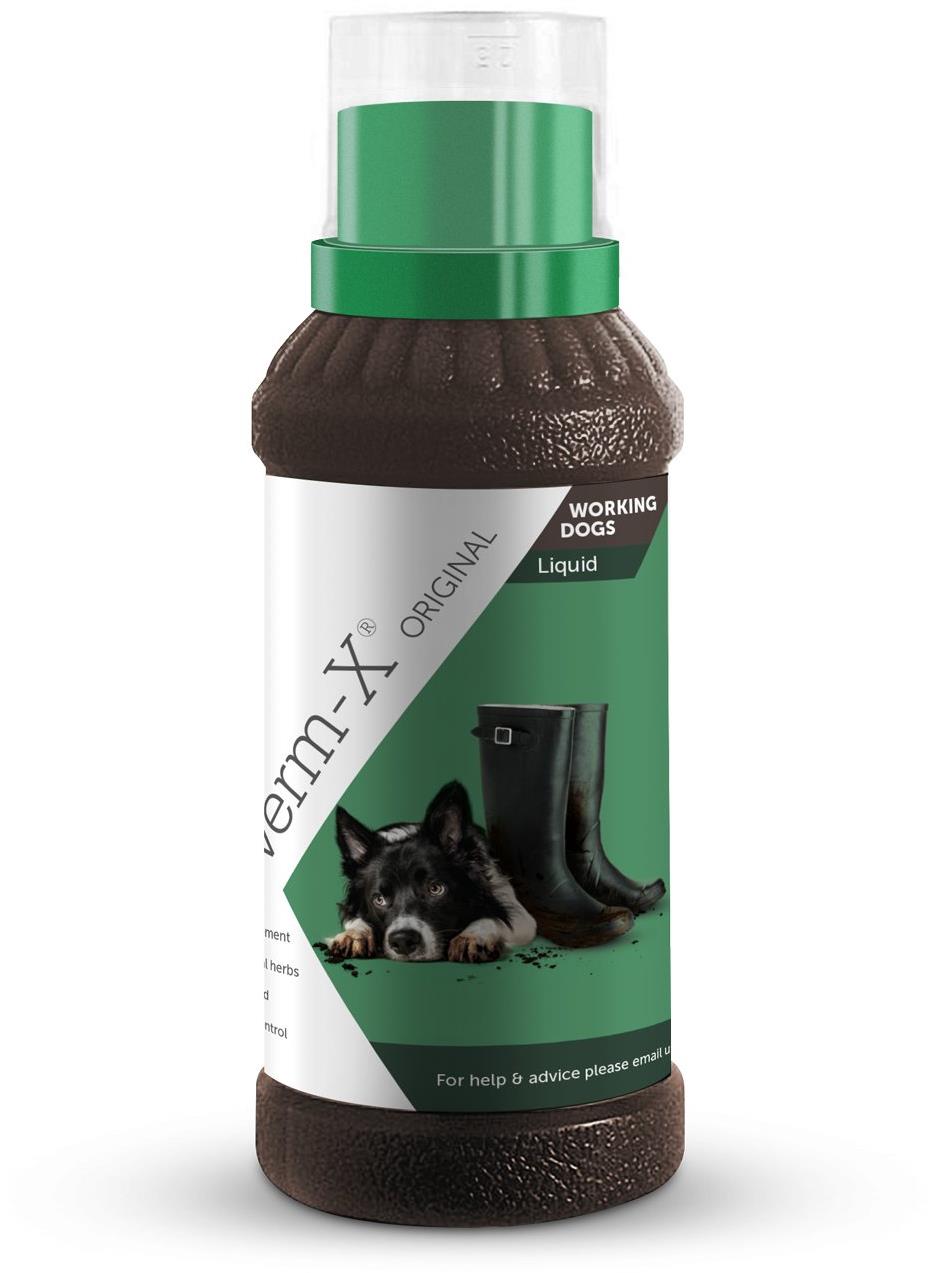 Verm-X Přírodní tekutina proti střevním parazitům pro psy 250 ml