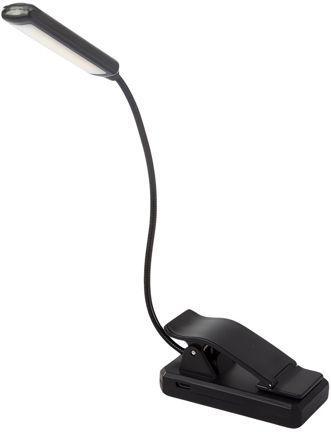 Verk 27415 LED lampa na čtení s klipem, 2W, černá