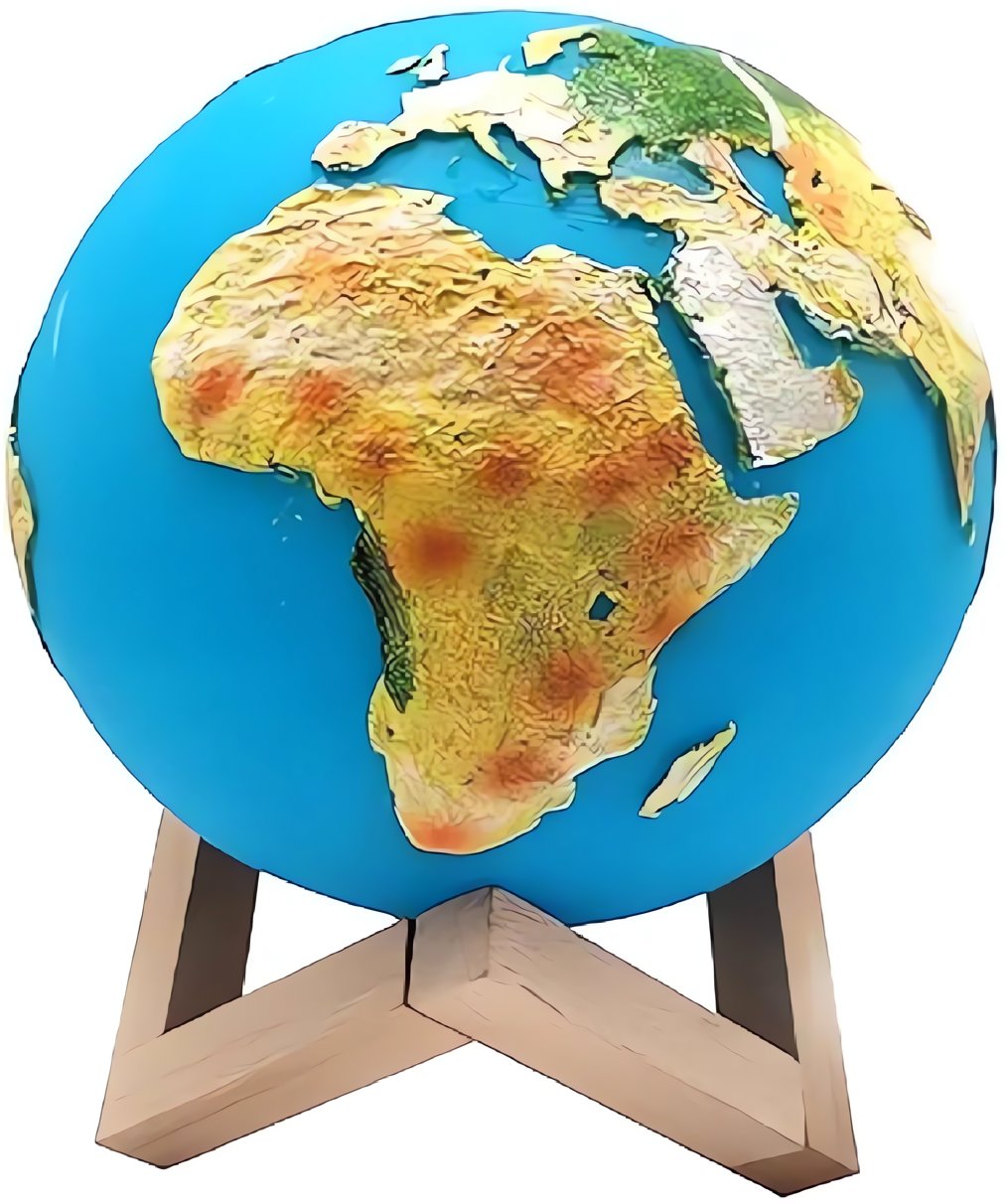 Verk 12366 Noční 3D lampa globus, LED