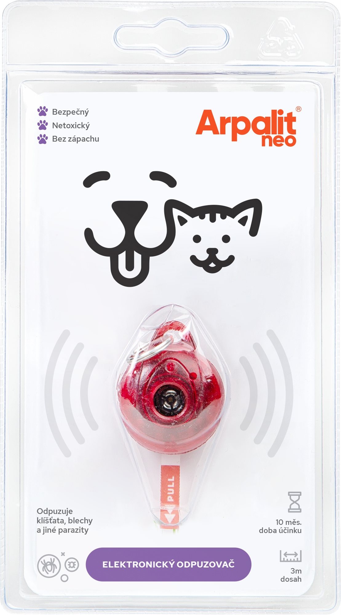 Arpalit Dog elektronický odpuzovač klíšťat