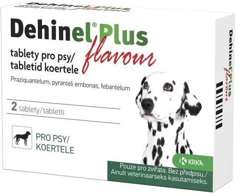 Dehinel Plus Flavour tablety pro psy 2 ks
