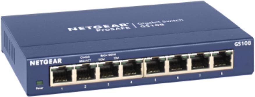 Netgear GS108GE - 8portový Gigabitový switch