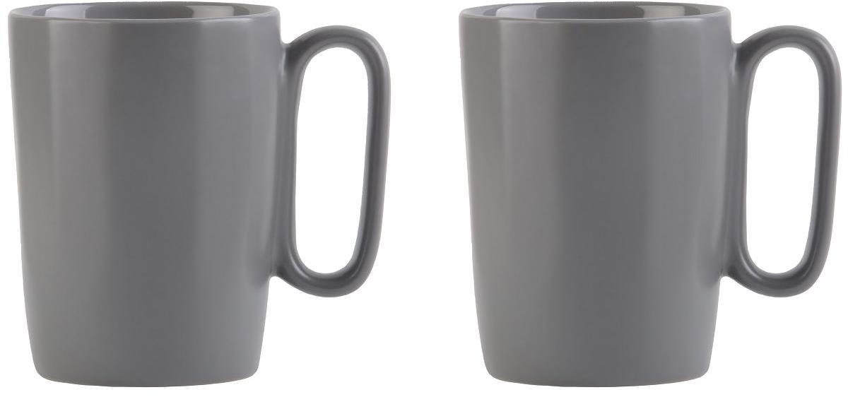 Vialli Design Hrnek keramický, 250 ml, 2 ks, šedý_FUORI 30015