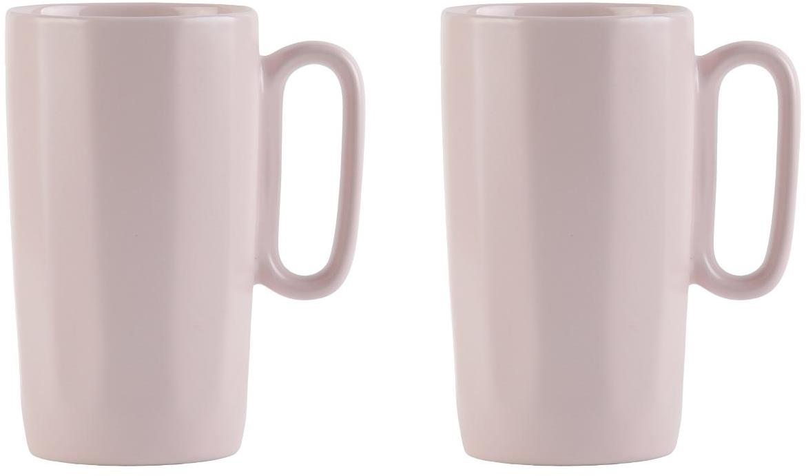 Vialli Design Hrnek keramický, 330 ml, 2 ks, růžový_FUORI 300360
