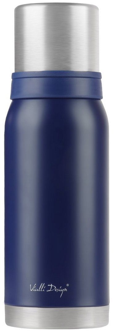 Vialli Design Termoska se dvěma hrnky Fuori 27657, modrá, 1 l