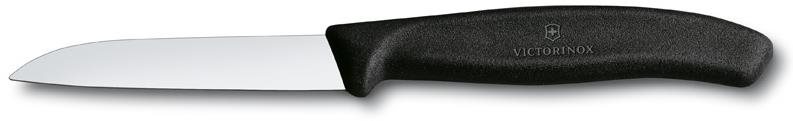 Nůž na zeleninu 8 cm, černá, plast, Victorinox