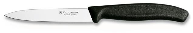 Nůž na zeleninu 10 cm, černá, plast, Victorinox