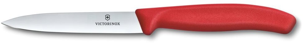 Ořezávací nůž SWISS CLASSIC 10 cm, červená, plast, Victorinox