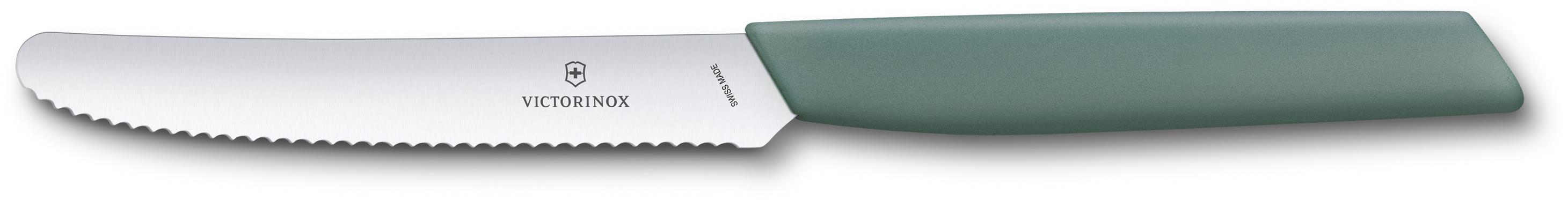 Victorinox Swiss Modern Nůž na rajčata 11 cm šalvějově zelený