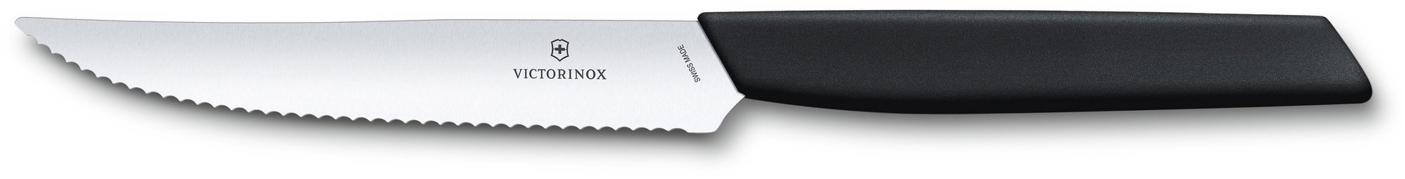 Victorinox Steakový nůž Swiss Modern 12 cm černý
