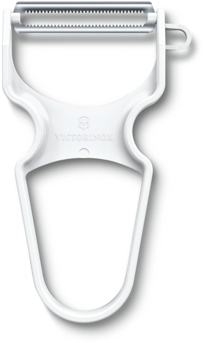 Victorinox škrabka Rapid s vroubkovaným ostřím plastová bílá