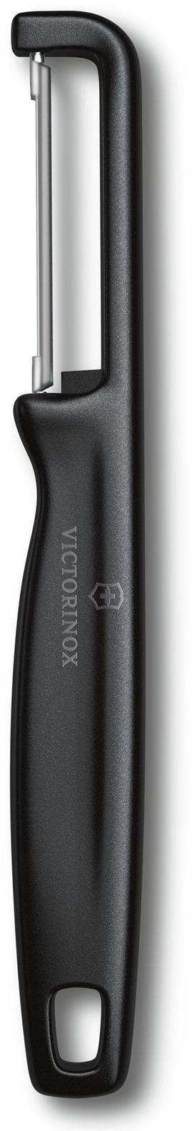 Škrabka na zeleninu IOTA 16 cm, rovné ostří, černá, plast, Victorinox