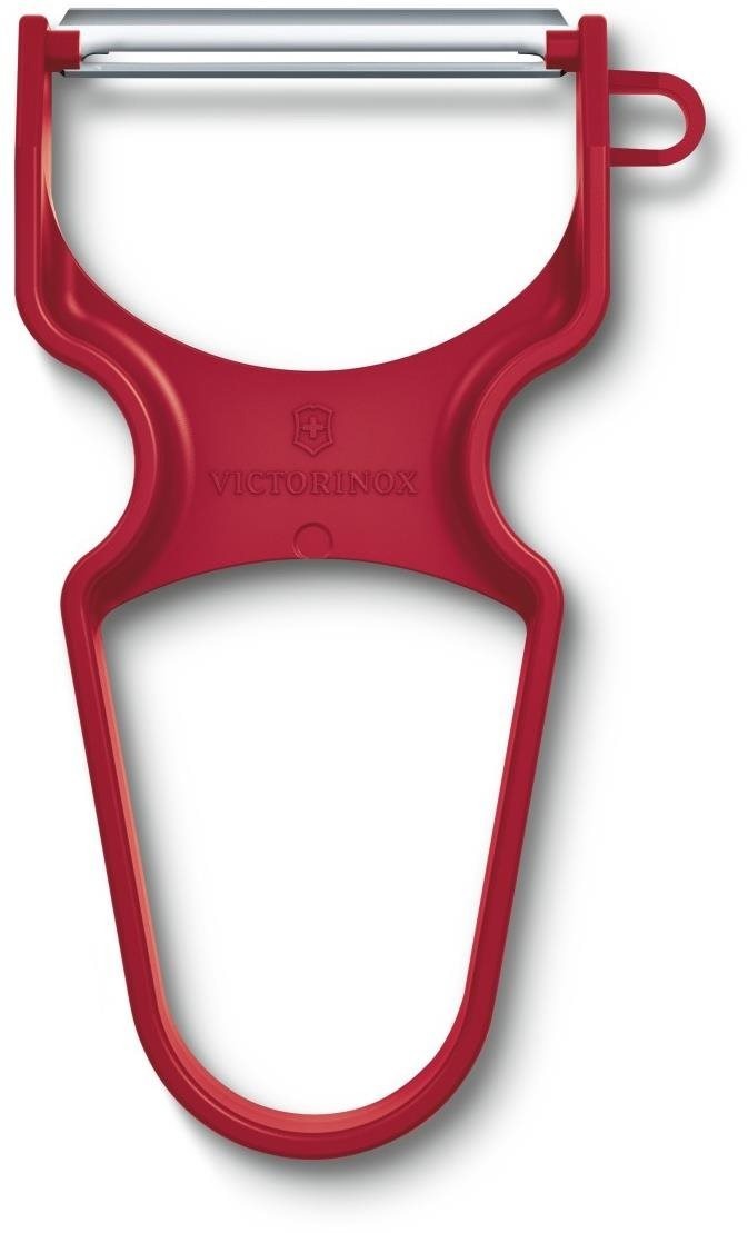 Škrabka na zeleninu RAPID 11 cm, rovné ostří, červená, plast, Victorinox