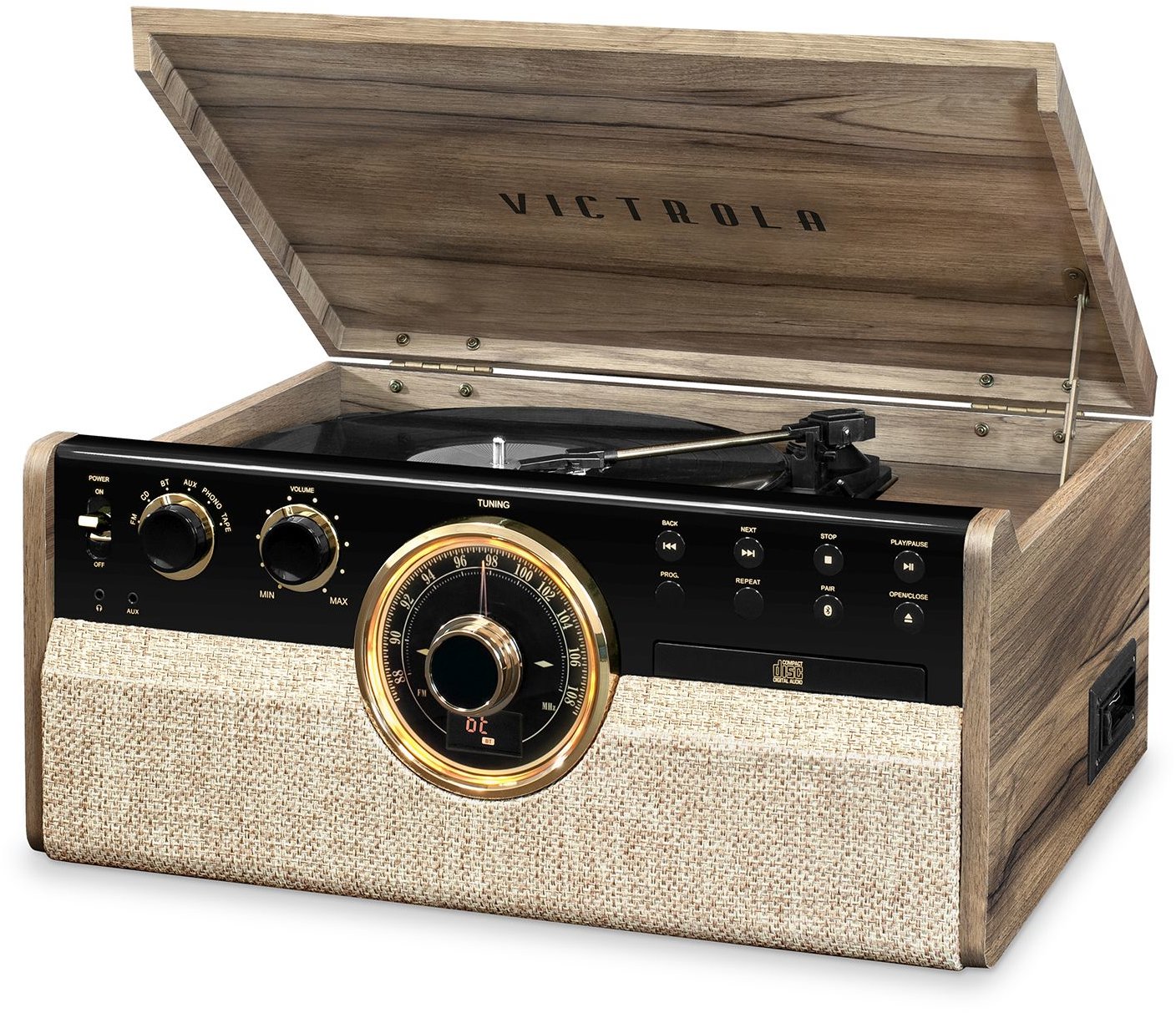 Victrola VTA-270B světle hnědý
