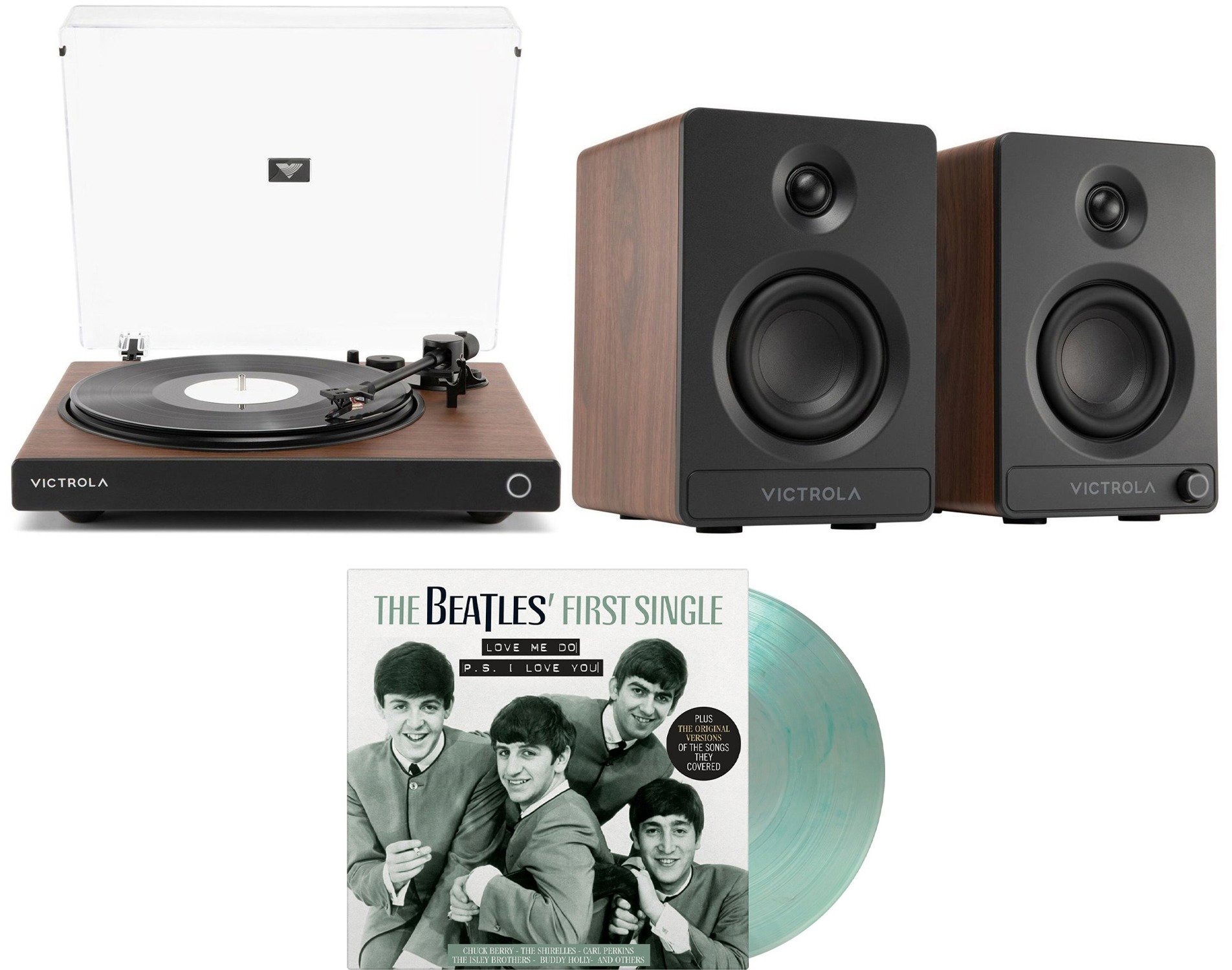 Victrola Wave + Victrola Tempo hnědé