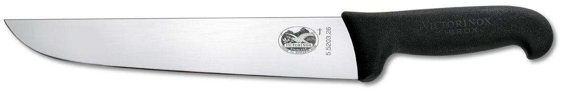 Victorinox Fibrox řeznický, 26 cm plast černý