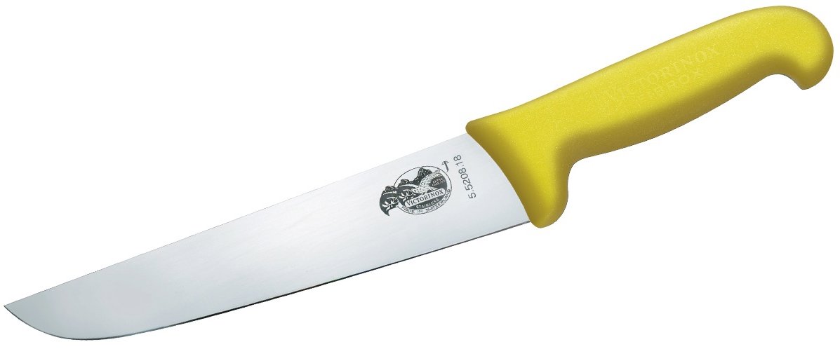 Victorinox Fibrox řeznický, 18 cm žlutý