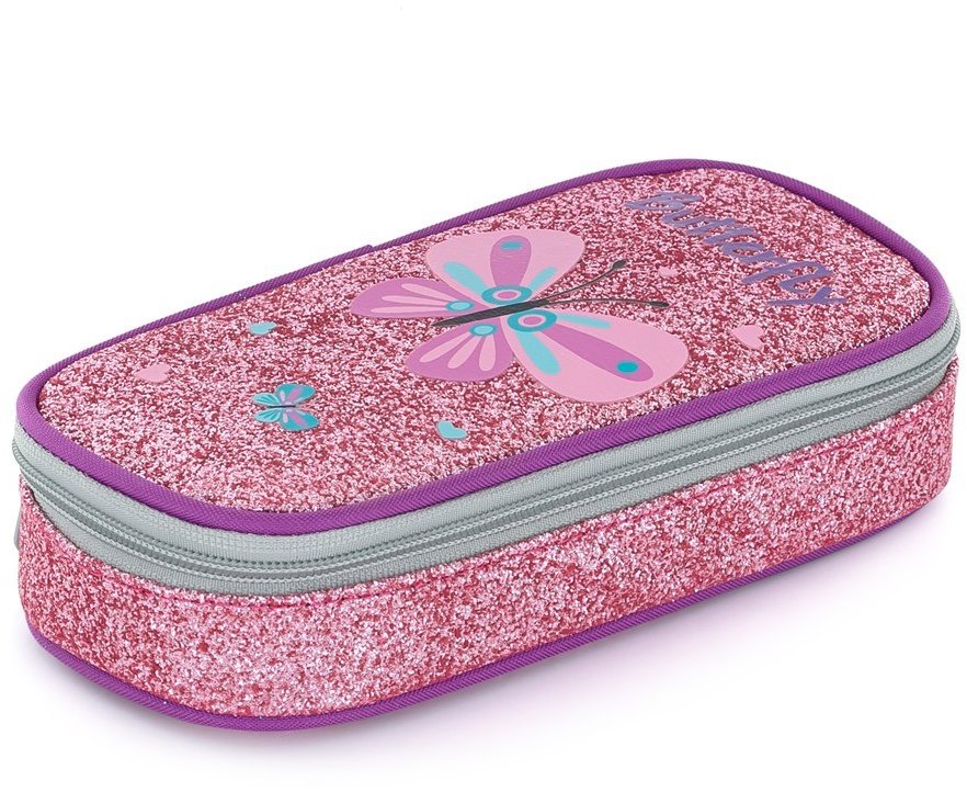 Oxybag ETUE KOMFORT MOTÝL Penál, růžová, velikost