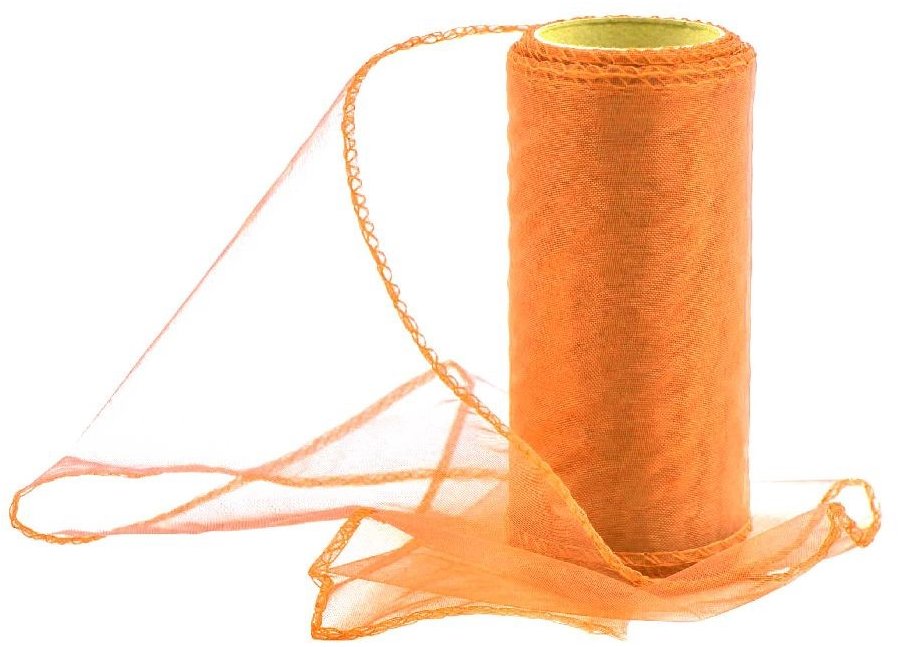 Vikpap Organza 12 cm/10y oranžová