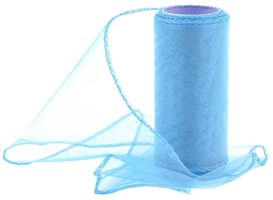 Vikpap Organza 12 cm/10y modrá ledová